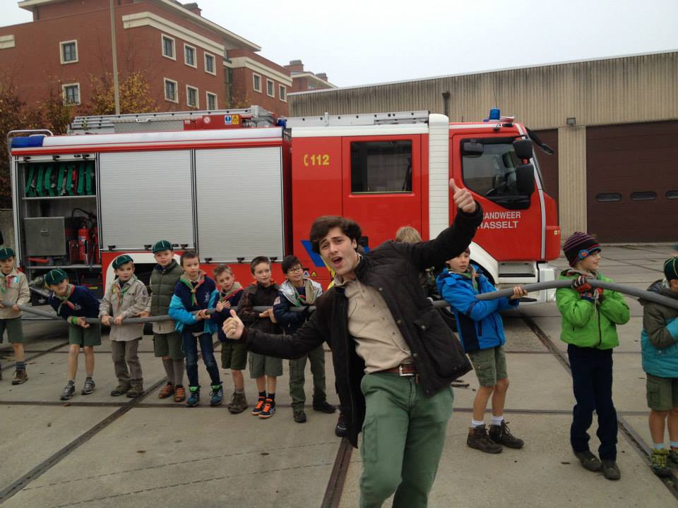 Sint-Martinus den XIIde - Bezoek Brandweer Welpen Kiewit